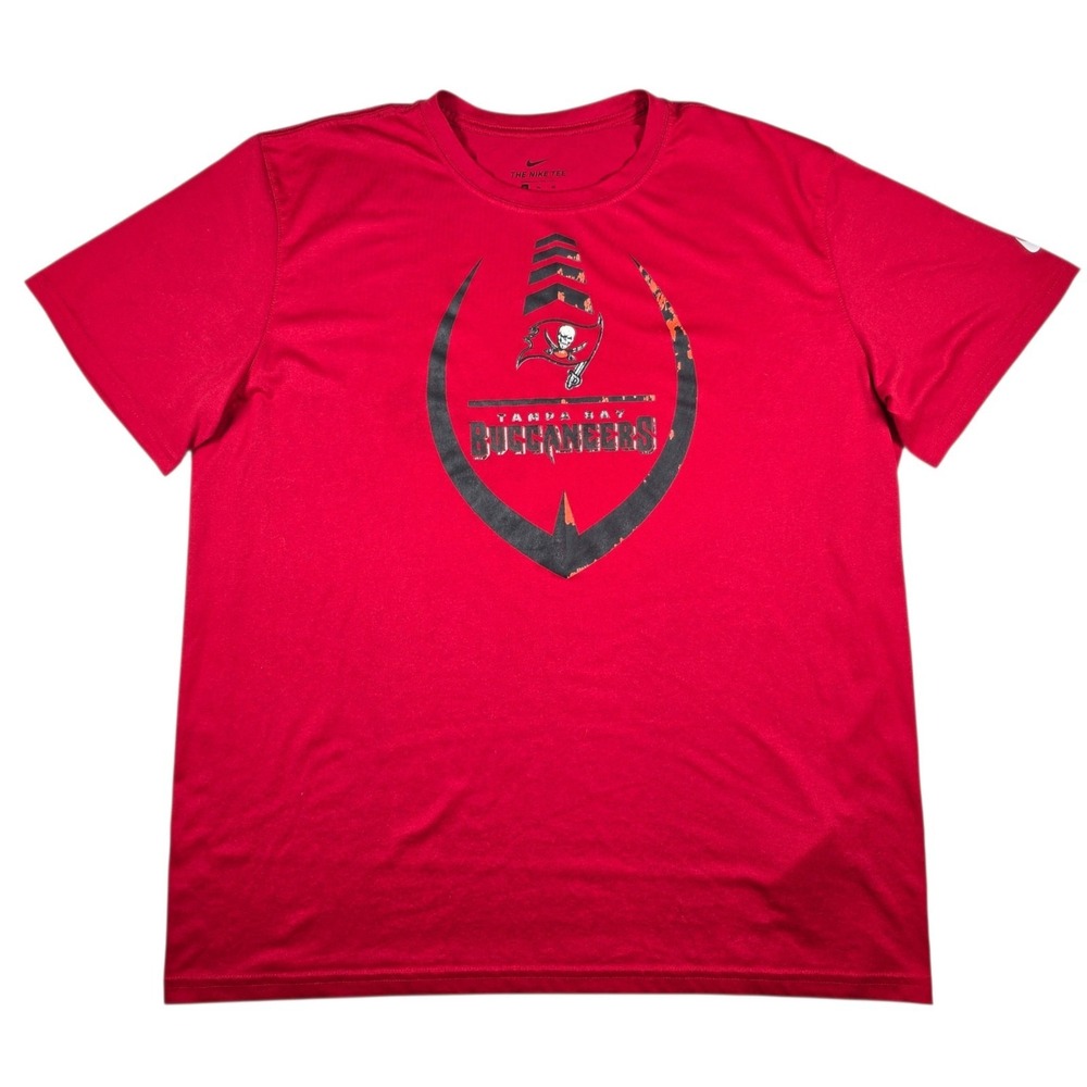 Nike Dri-Fit Tampa Bay Buccaneers Red Icon Legend Performance T-Shirt Men's Sz L